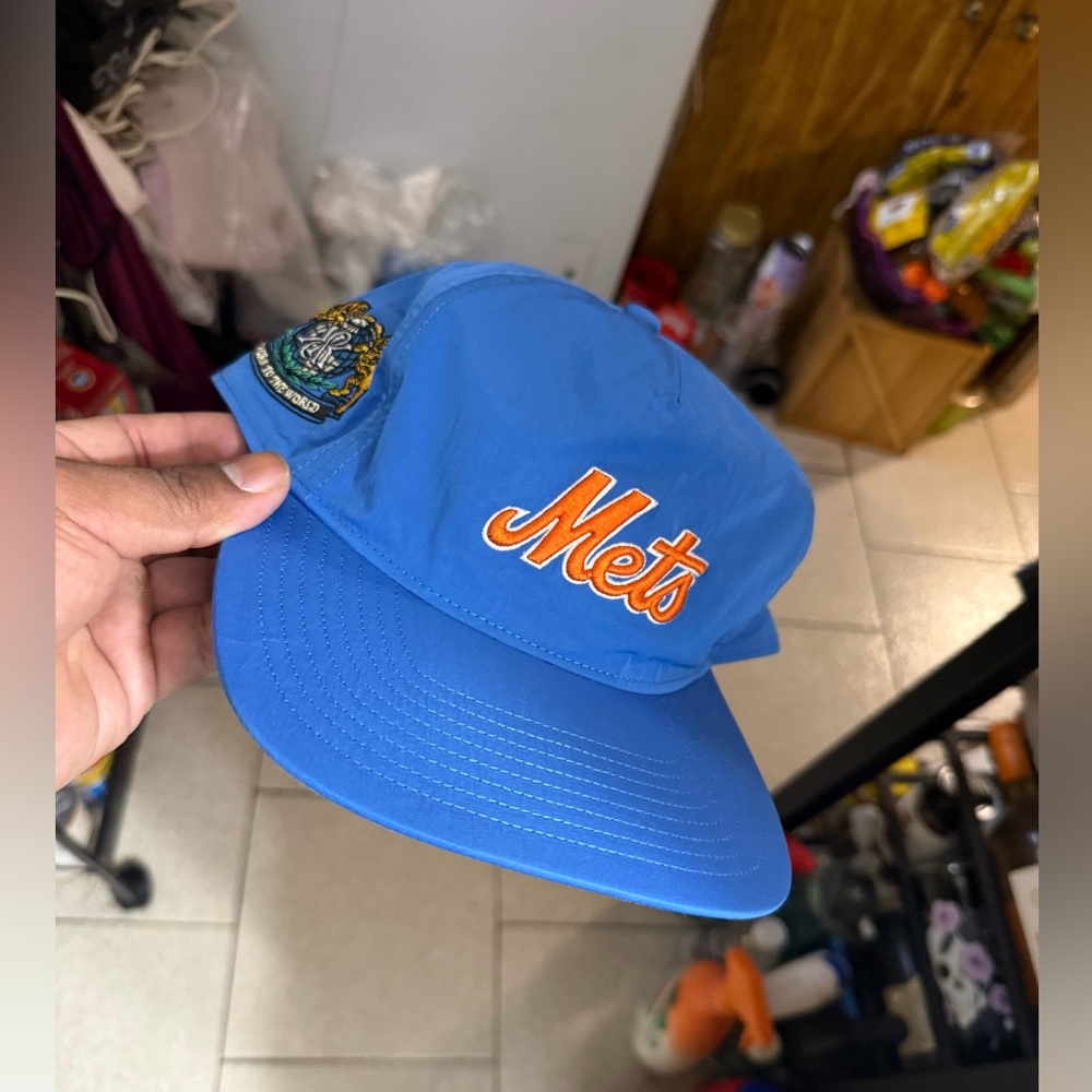 Kith X'47 For The New York Mets Wrinkle Nylon Hitch Snapback
